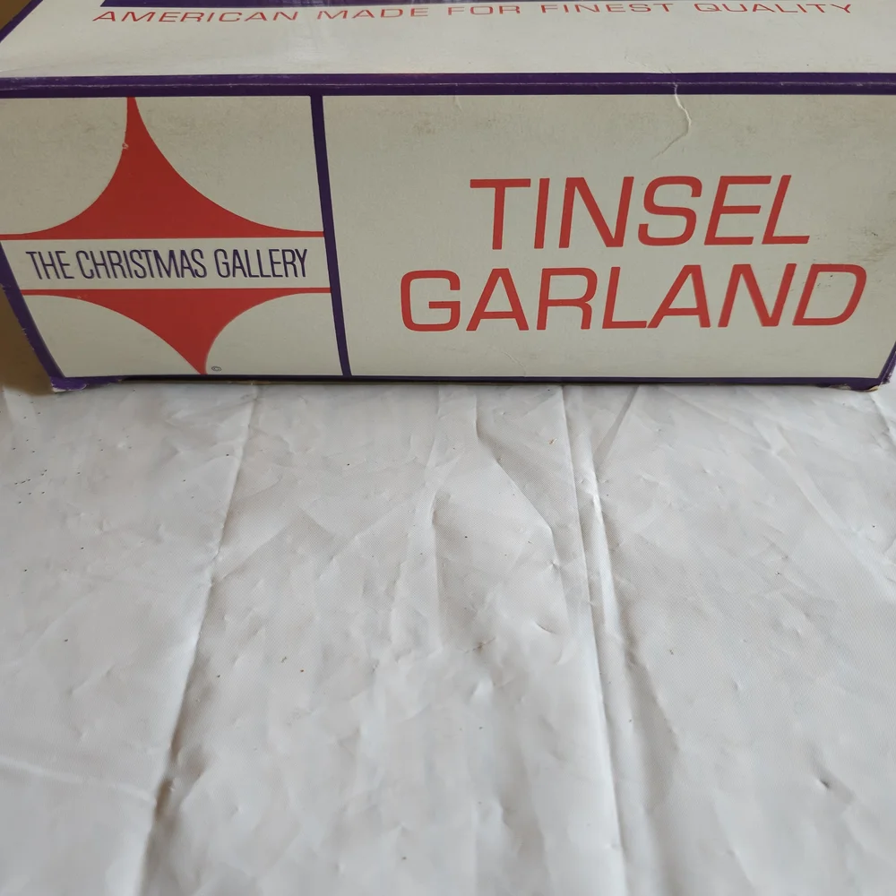 Gold Tinsel Garland